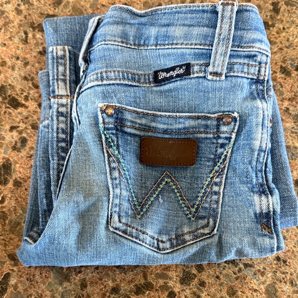 Wrangler girls trouser Light Blue Jeans 10